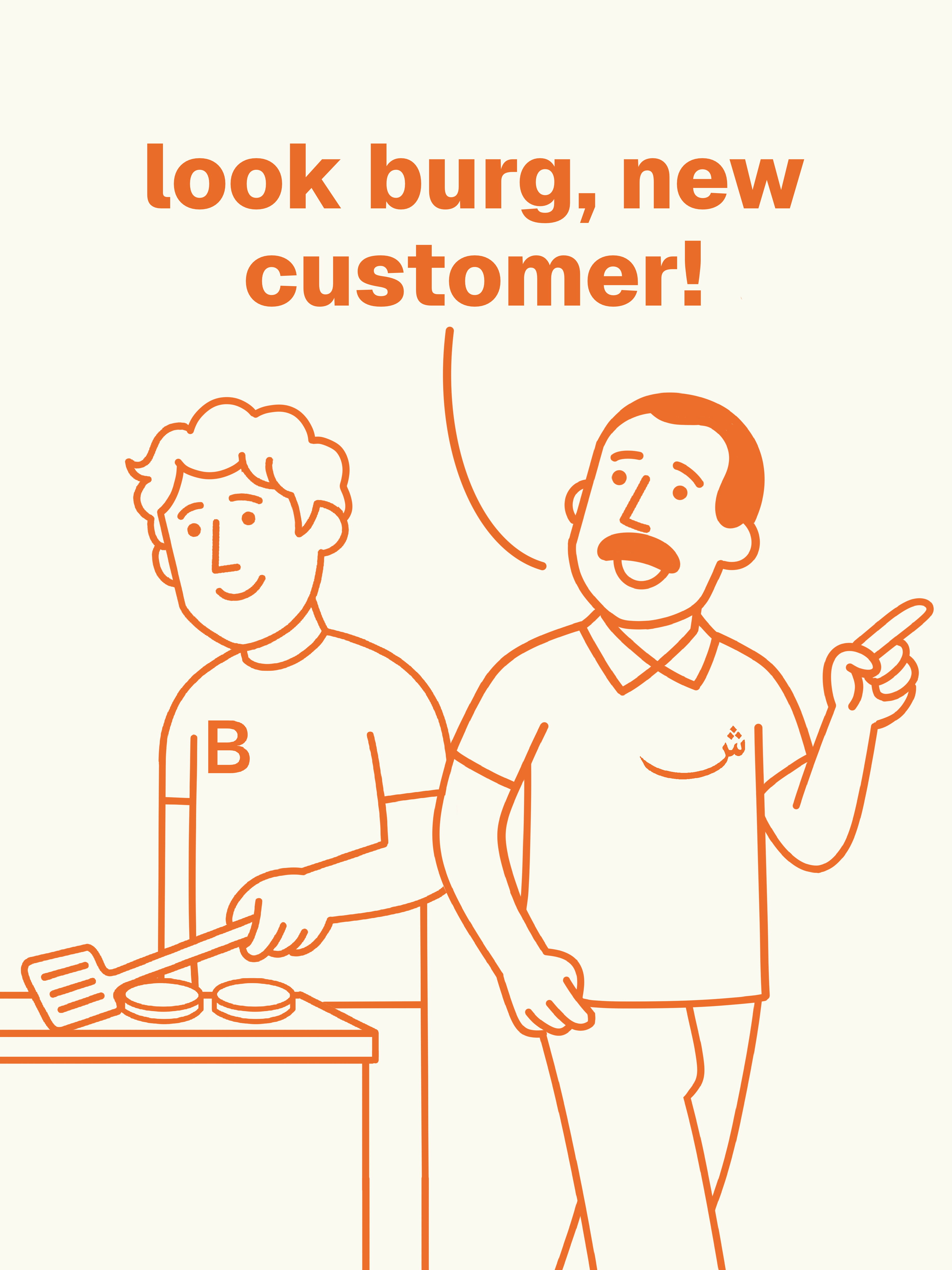 Burg and Shaw illustrated customer campaign image